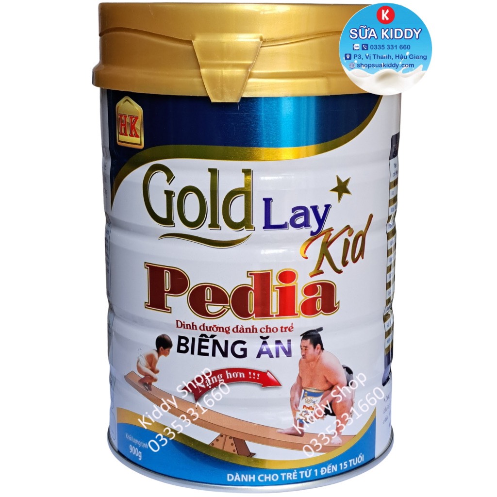 Combo 2 lon sữa Gold Lay Pedia 900g cho trẻ biếng ăn