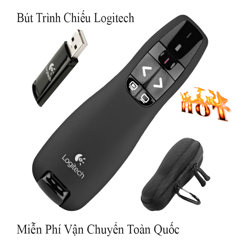 [HCM][SALE 69%] Thiết Bị Trình Chiếu Bút Trình Chiếu Logitech R400 Sản Phẩm Cao Cấp Chuyên Dùng Cho Trình Chiếu Giảng Dạy Trang Lên Xuống...