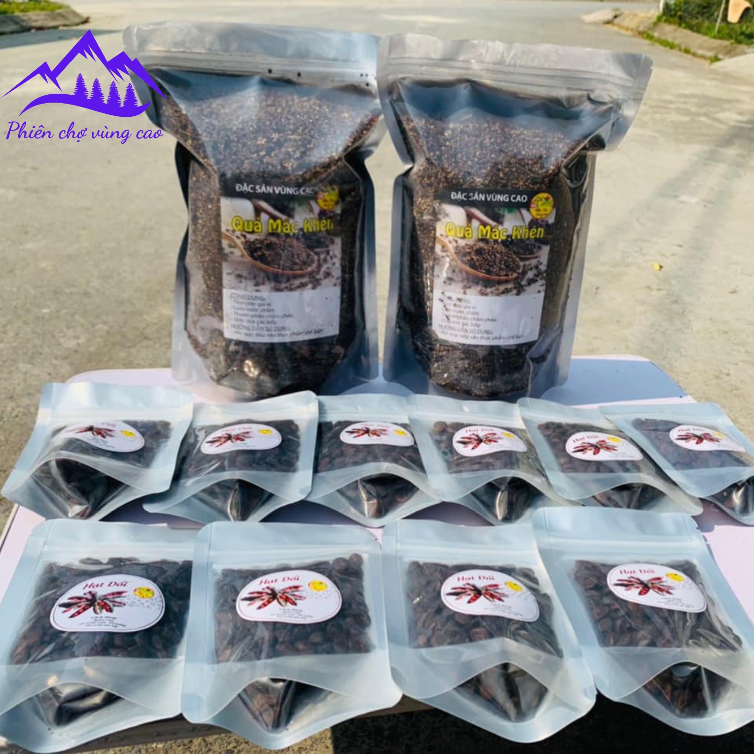 Combo Gia vị tây bắc: Mắc khén, hạt dổi, mắc mật. Mắc khén ba cánh, hạt dổi nếp rừng cổ thụ, mắc mật khô