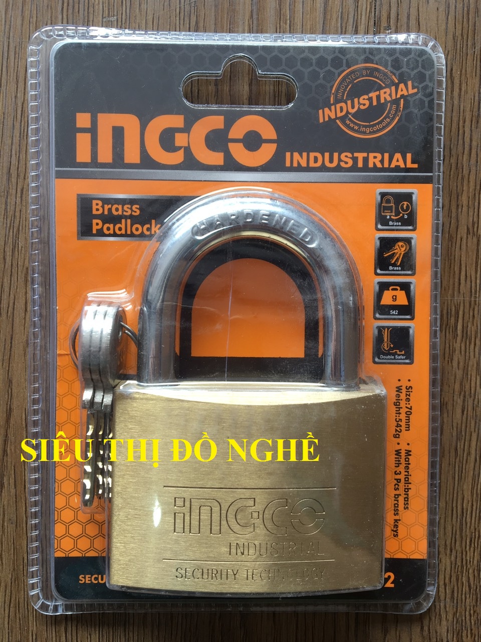Ổ khóa 70mm ingco dbpl0702