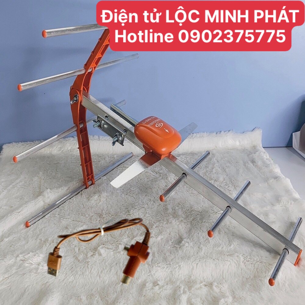 Anten hkd h8 có khuếch đại, có dây cấp nguồn 5v