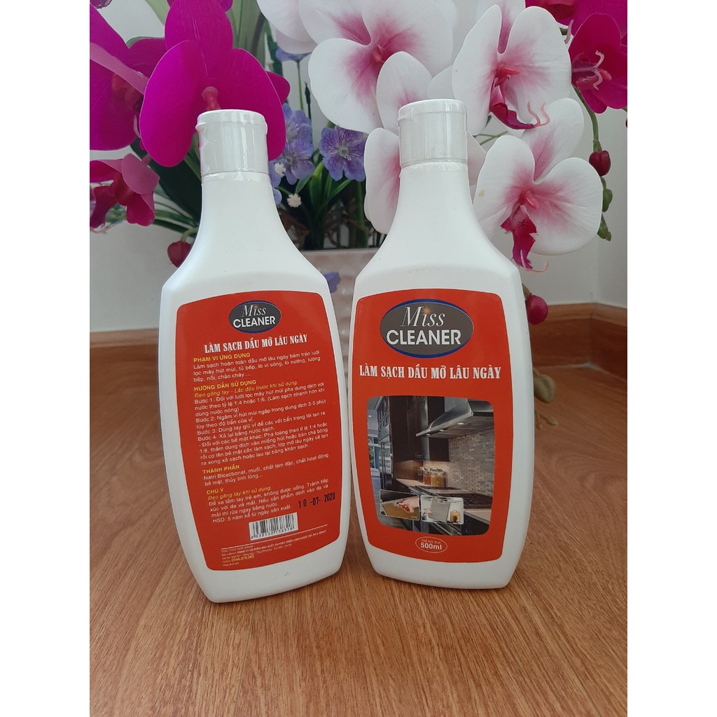 Miss cleaner siêu tẩy dầu mỡ lâu ngày ở hút mùi nhà bếp, bếp từ, bếp điện bị mỡ cháy đen