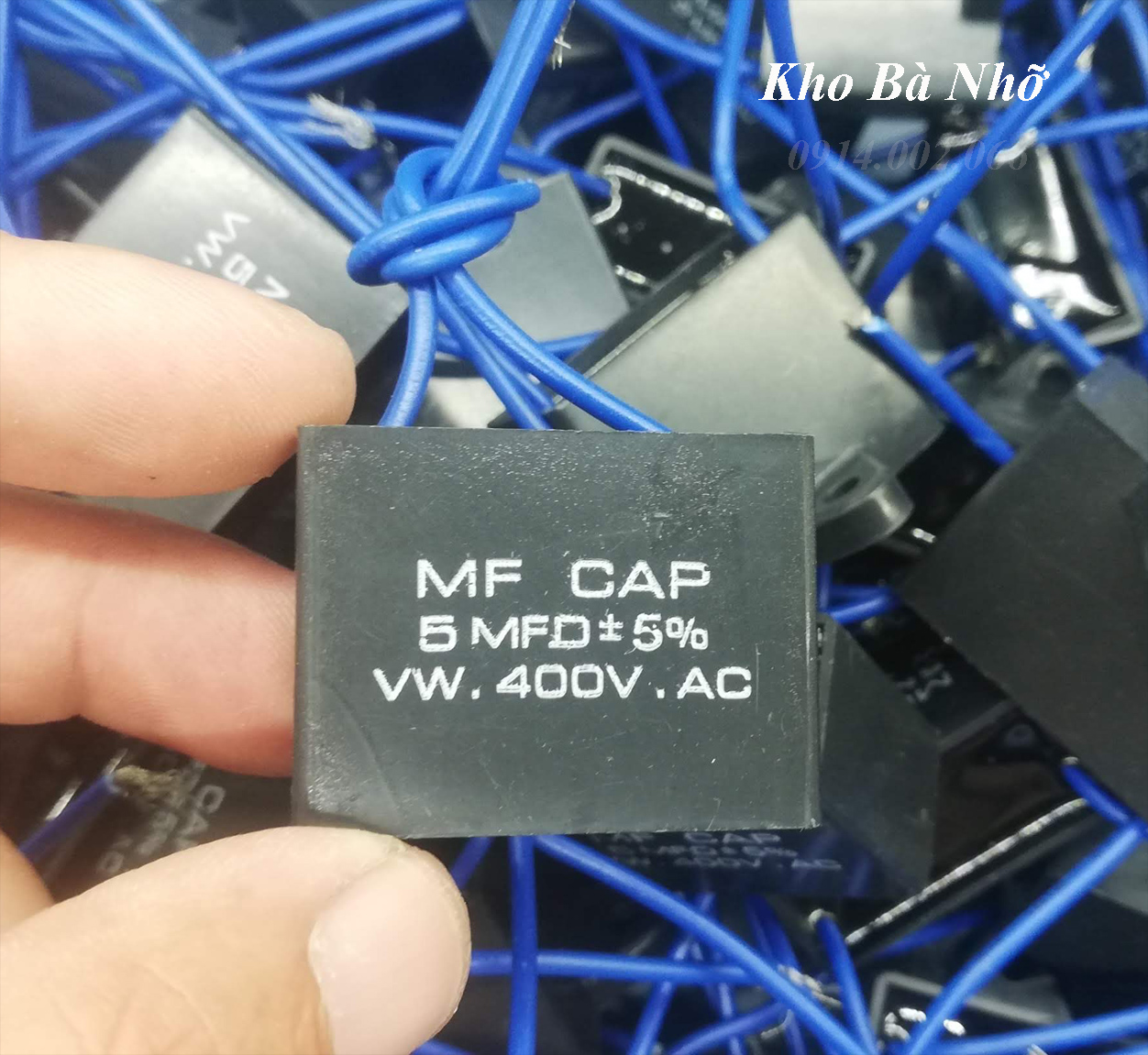 Tụ quạt 5uf - cbb61 400vac