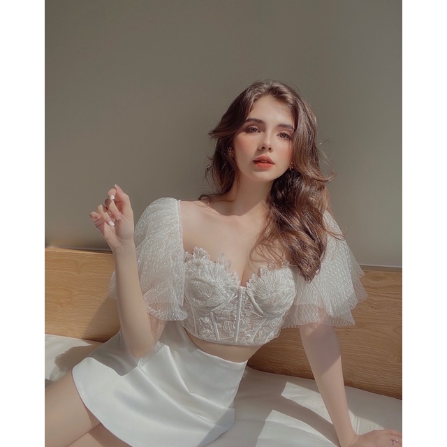 Rever set - áo corset cách điệu và chân váy