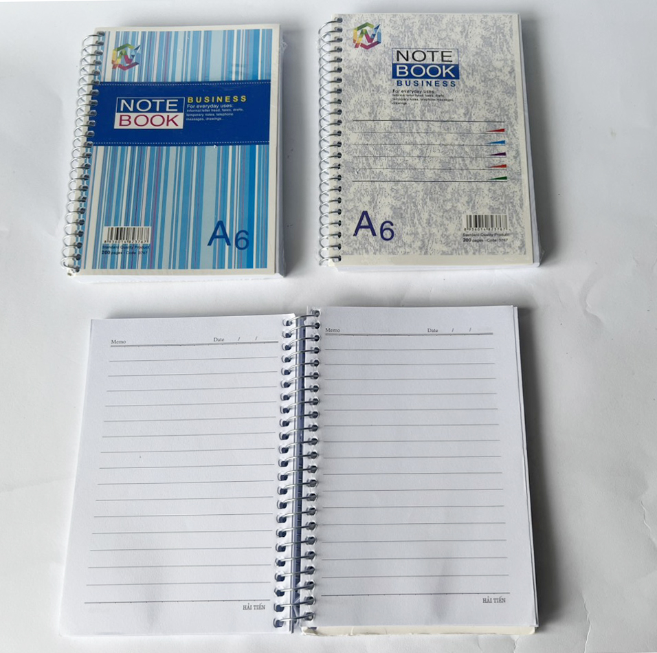Sổ còng-sổ lò xo a6 200 trang