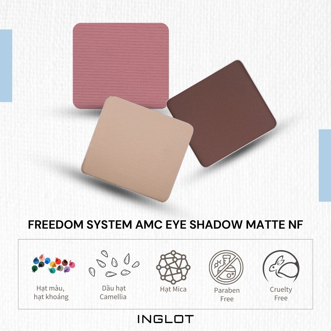 Lõi phấn mắt dạng lì Freedom System Eye Shadow Matte NF Inglot