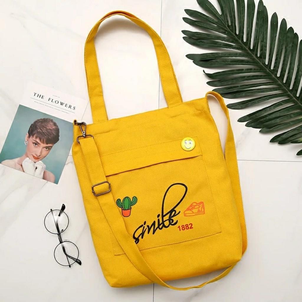 Túi tote living đéo chéo siêu xinh hình cây xương rồng