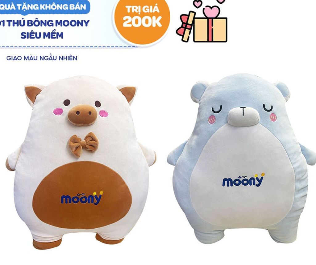 1 thú bông moony dễ thương
