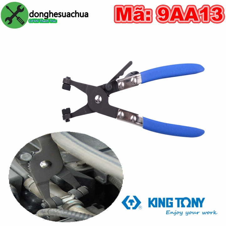 Kềm kẹp ống Kingtony 9AA13 kẹp cổ dê ống nhựa