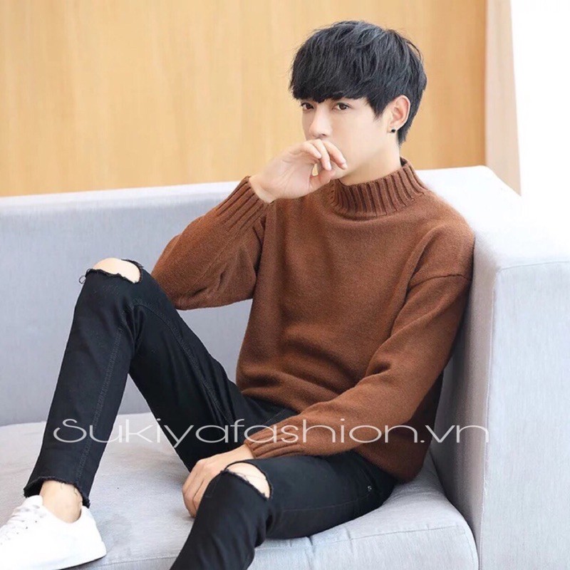 Áo len nam dài tay POLO4U chất liệu len cap cấp kiểu dáng Hàn Quốc