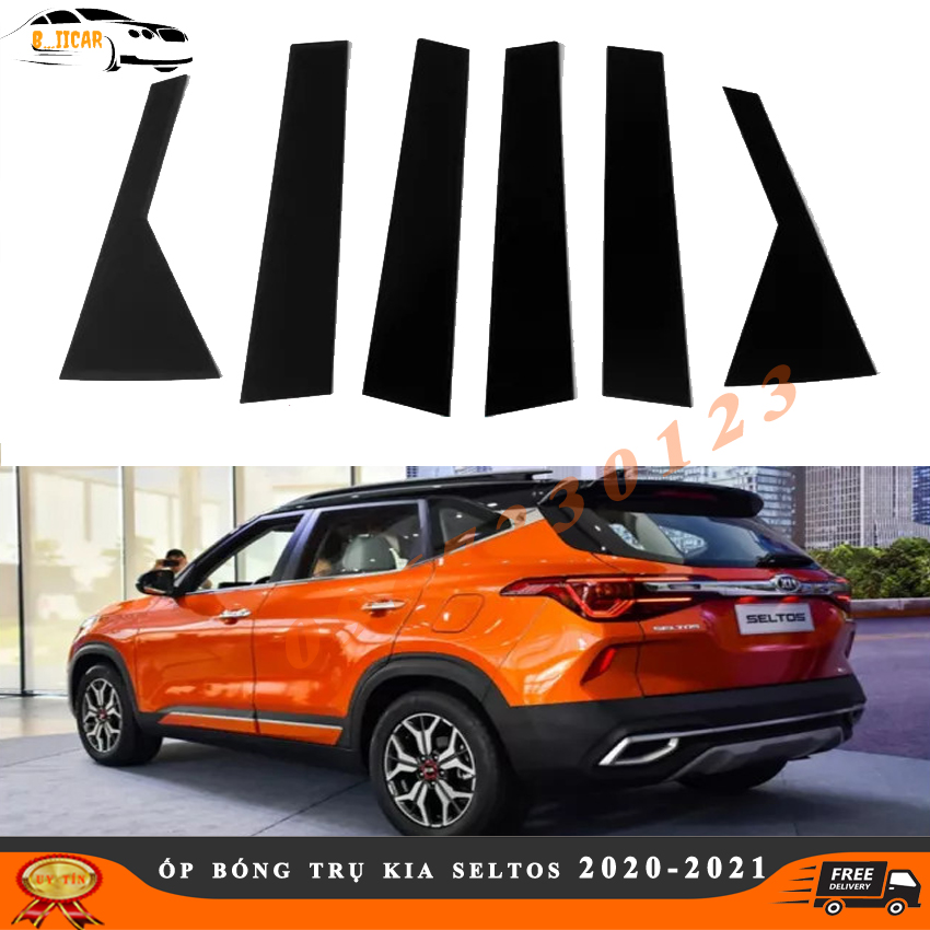 Ốp bóng trụ, bóng trầy cửa xe tráng gương đẹp cho xe Kia Seltos nhiều người tin dùng- Bicaroto