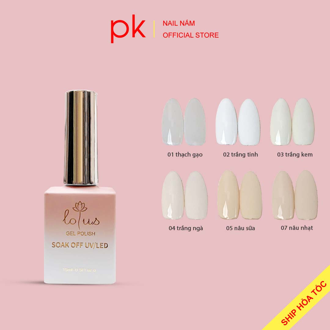 Sơn gel đen trắng thạch nước gạo bán lẻ chai 15ml