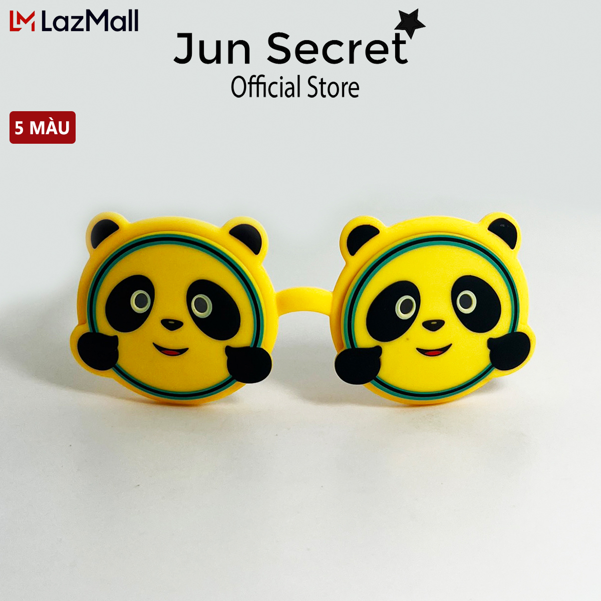 Kính thời trang bé Jun Secret tròng kính hình gấu có thể đóng mở đáng yêu dành cho bé từ 3-7 tuổi JS10076
