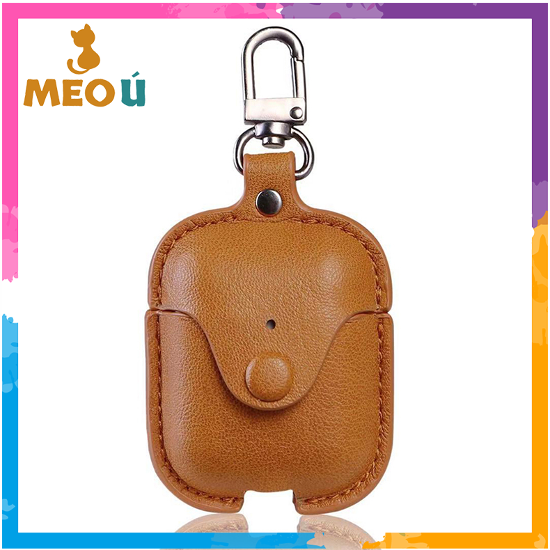 [HCM]Case Airpods Túi Da Đen/Nâu Xanh cho AirPods Pro - airpod case