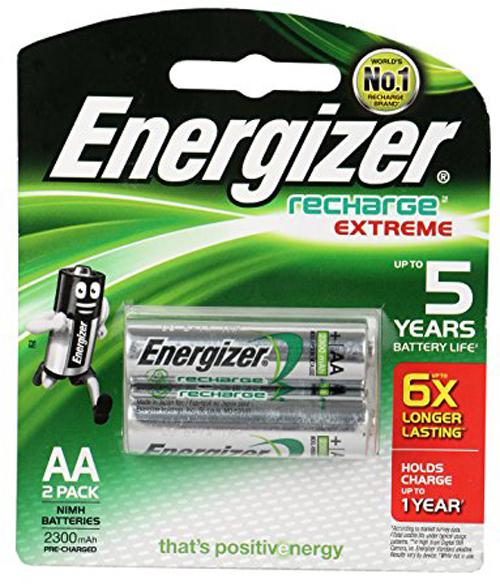 Pin sạc AA 2300mAh 1.2v Ni-Mh ENERGIZER vỉ 2 viên NH15/BP2