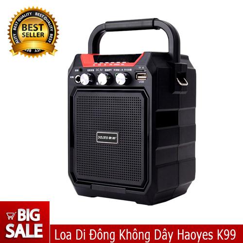 Loa karaoke - Loa Di động thông minh siêu trầm TR-K99 Blutooth