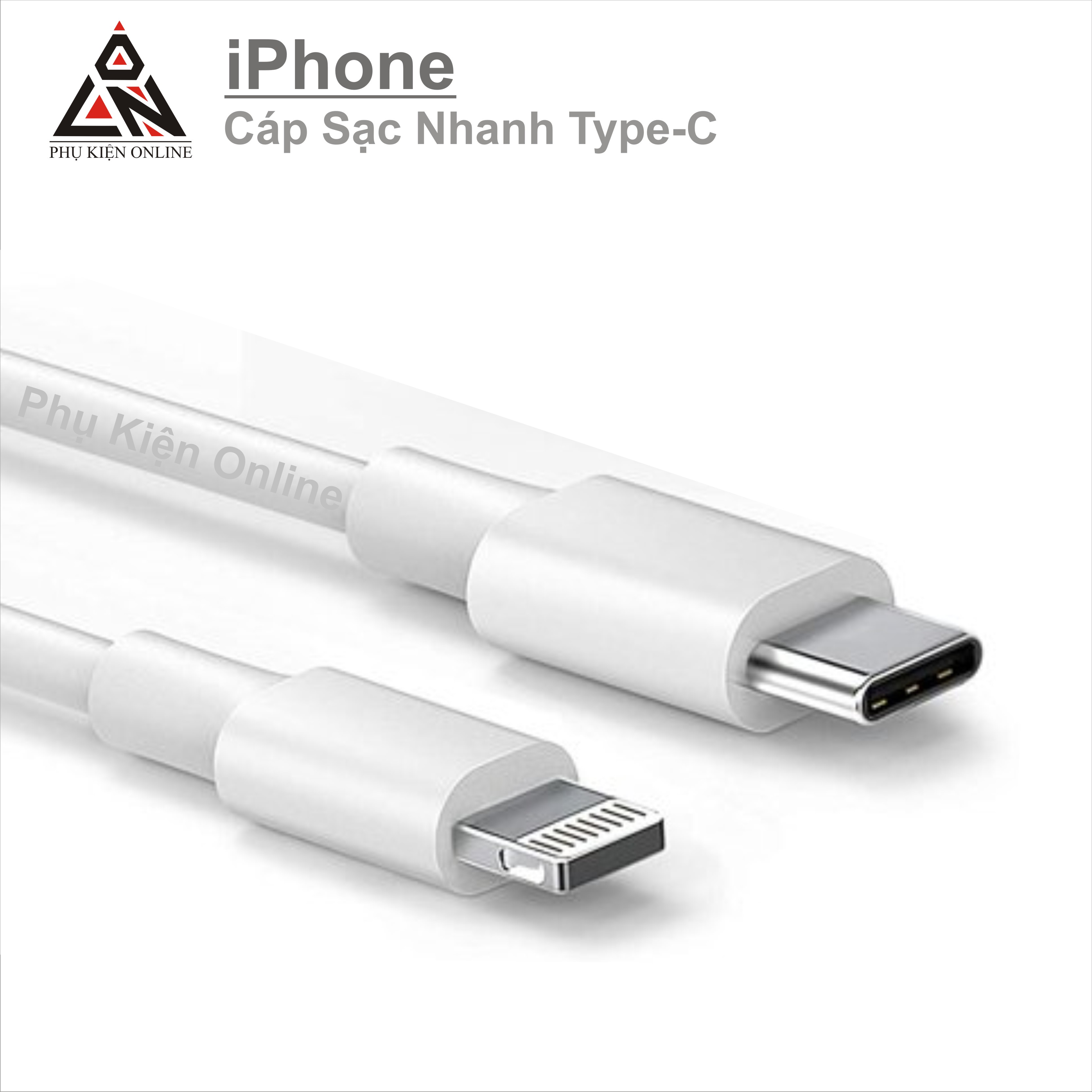 Cáp sạc nhanh iphone chính hãng bảo hành 12 tháng