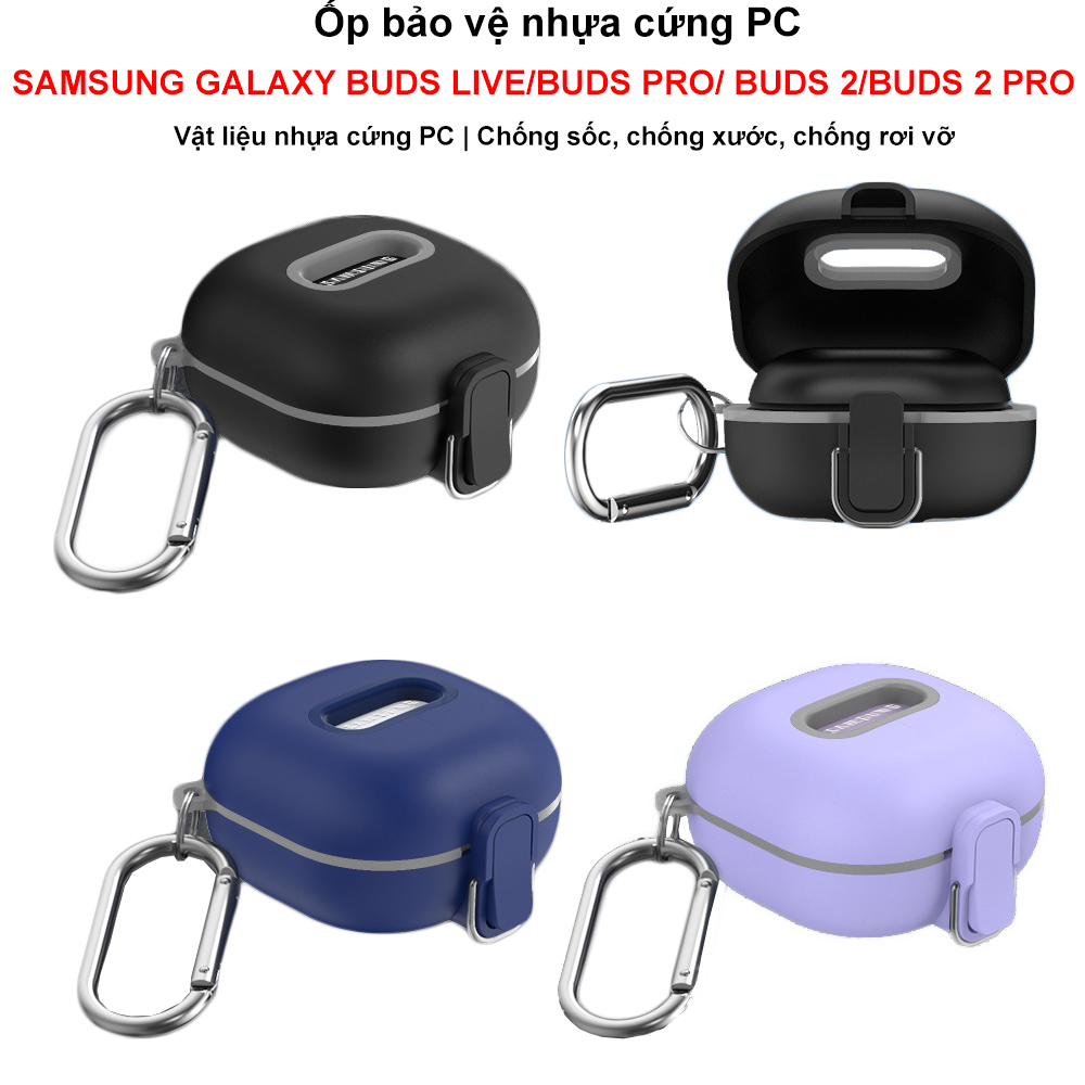 [Galaxy Buds 2 Pro] Ốp bảo vệ có khóa cố định Samsung Galaxy Buds 2 Pro/Buds 2/Buds FE/Buds Live