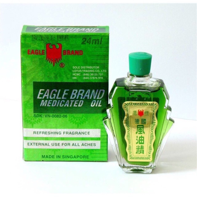 Dầu gió xanh Con Ó Eagle Singapore