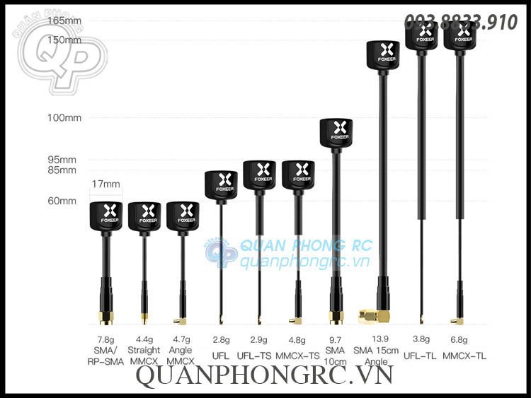 Anten Foxeer Lollipop 4 -5.8G 2.6dBi High Gain FPV Antenna (1 cây)