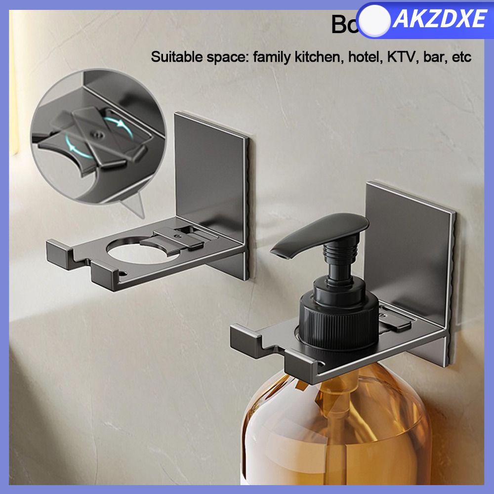 AKZDXE Di động Xà phòng lỏng Móc treo tường Kẹp Hộp đựng dầu gội Kệ đựng chai chất tẩy rửa Giá đựng Chai Xà phòng Móc treo Gel tắm 