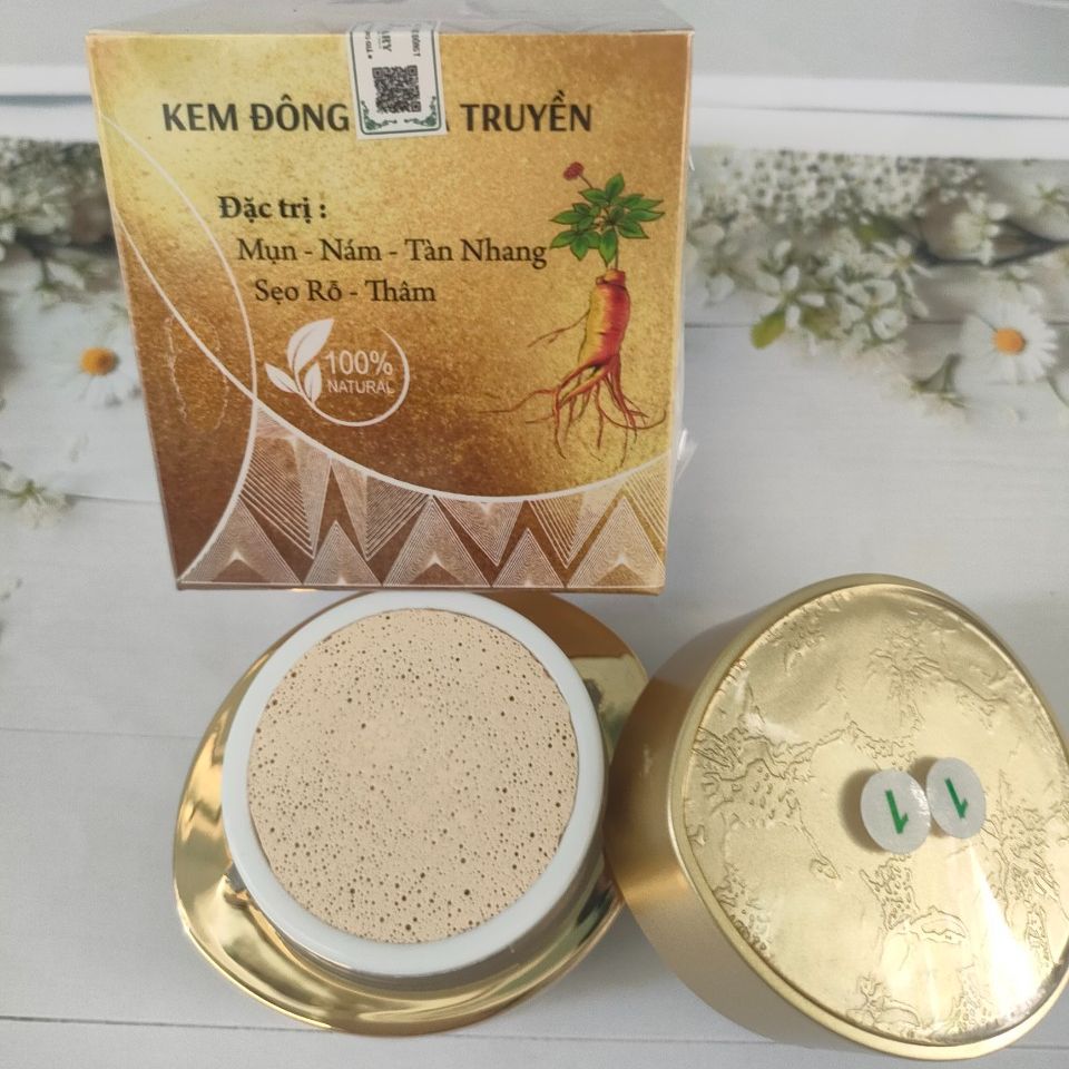 Mỹ phẩm Kem ĐÔNG Y TÁI TẠO DA HỘP OVAL 1.1 giúp da sạch mụn xóa thâm nám cải thiện sẹo rỗ hiệu quả (Tặng kich bong)