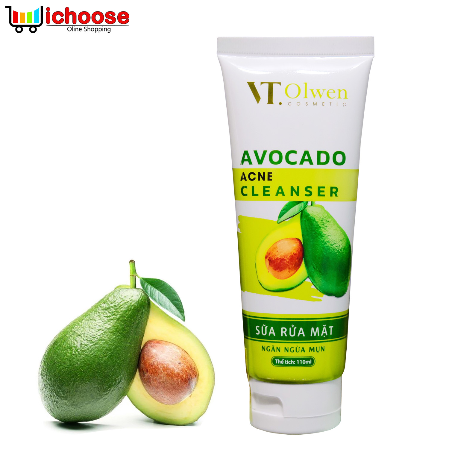 [HCM]Sữa rửa mặt bơ Avocado sữa rửa mặt ngăn ngừa mụn chiết xuất bơ