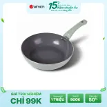 (Chỉ 23.04)Chảo chống dính Ceramic Elmich Daily size 24cm