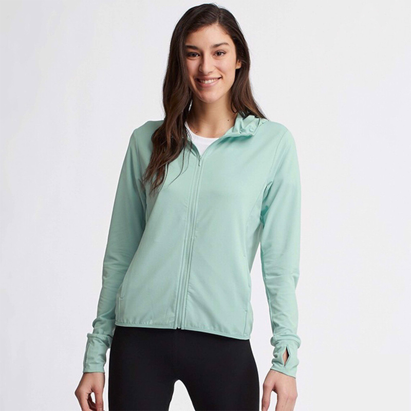 Áo chống nắng làm mát màu xanh uniqlo
