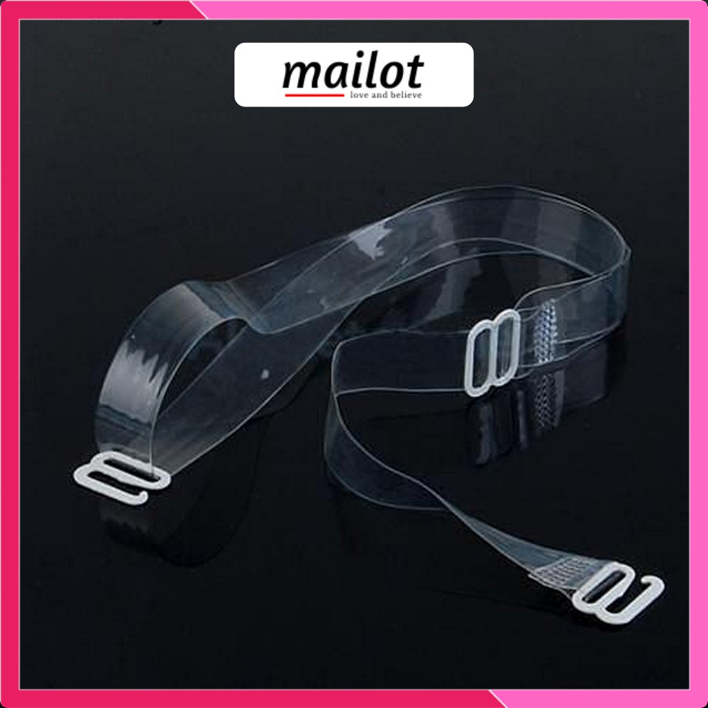 Dây áo ngực trong suốt sợi dẹt mềm dai chắc - MAILOT PK001-1