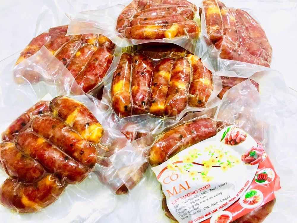 Lạp xưởng trứng muối cô mai 500gr