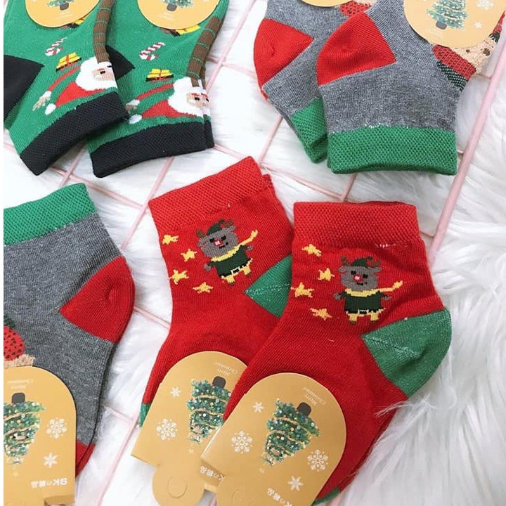 Set 2 đôi tất noel cho bé