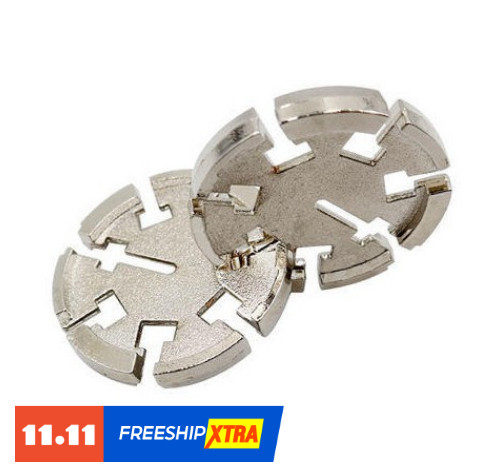Đồ chơi trí tuệ_Thử thách trí não_The Gears (Disks)- Hanayama Puzzle_Hack não_Rèn luyện Tư duy Logic_Giải đố_Thông minh
