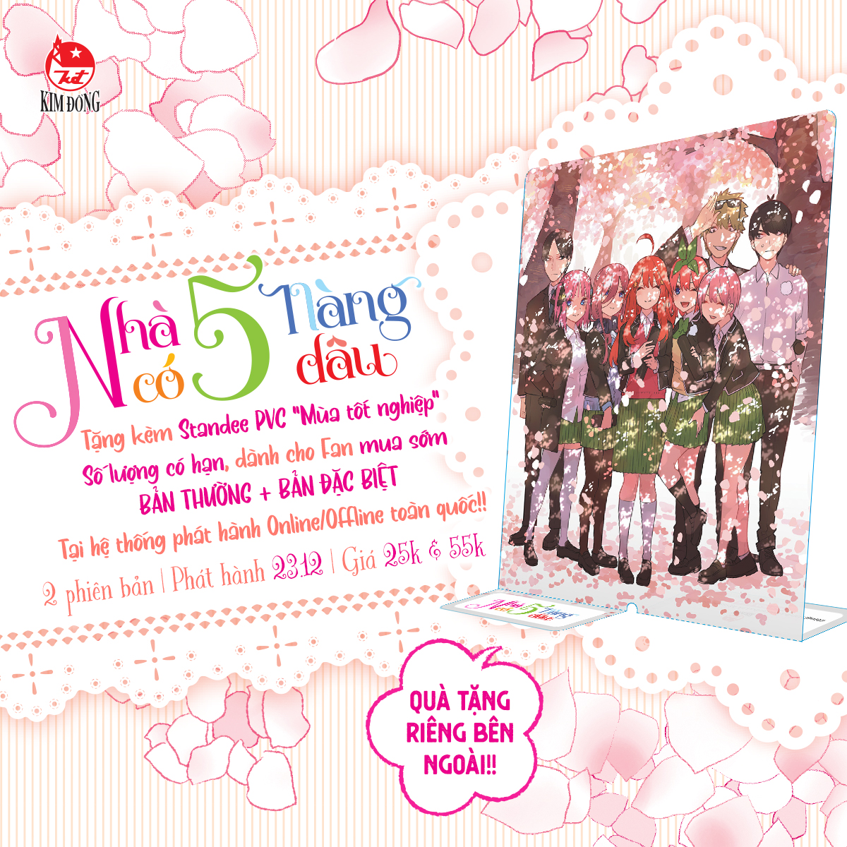 Truyện tranh - Nhà có 5 nàng dâu tập 14 compo thường đặc biệt full quà có kèm standee