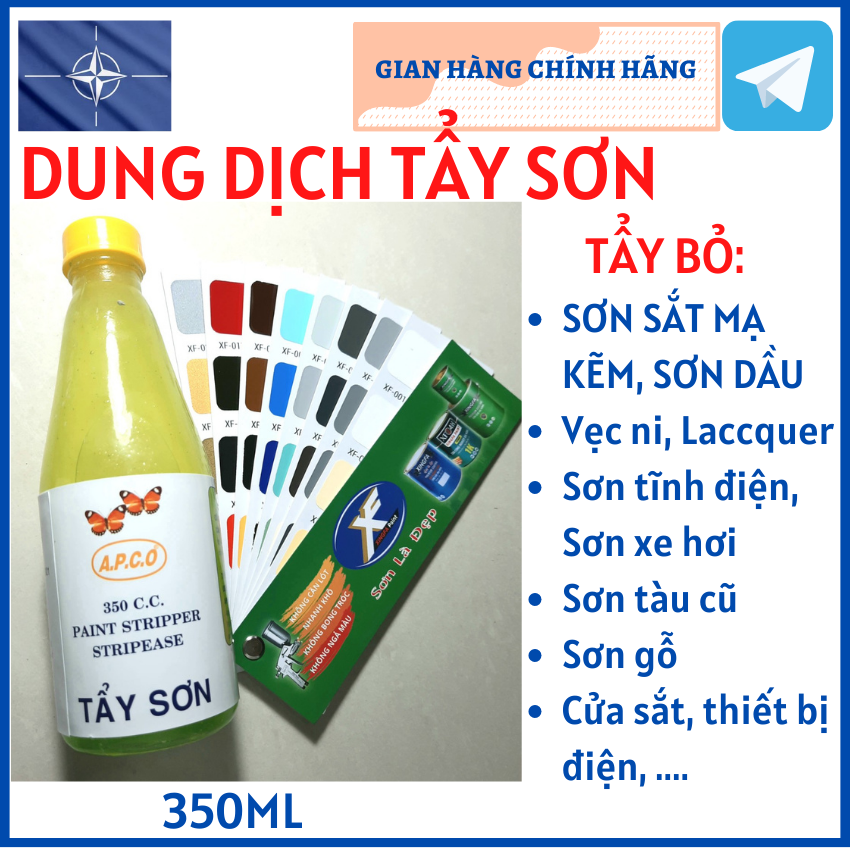 Dung dịch tẩy sơn, chai tẩy sơn, chất tẩy sơn - apco