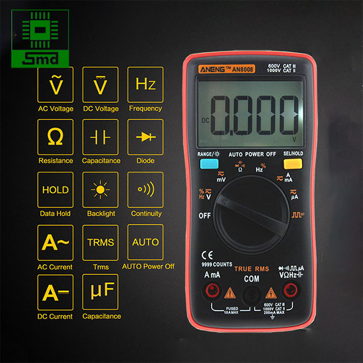 Đồng hồ đo vạn năng aneng an8008