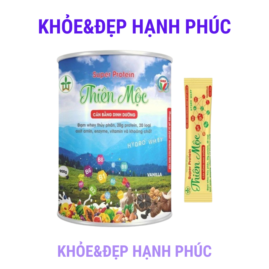 THỰC PHẨM BẢO VỆ SỨC KHỎE SUPER PROTEIN THIÊN MỘC Cải thiện giấc ngủ, giảm mệt mỏi – 30 GÓI/HỘP