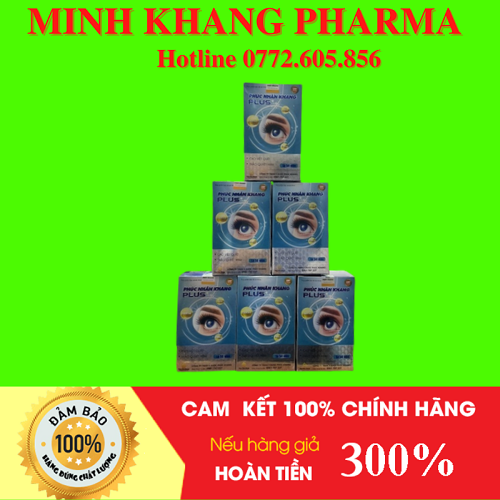 Chính Hãng Phúc nhãn khang plus - Hỗ trợ bảo vệ mắt - Minh Khang Pharma 1