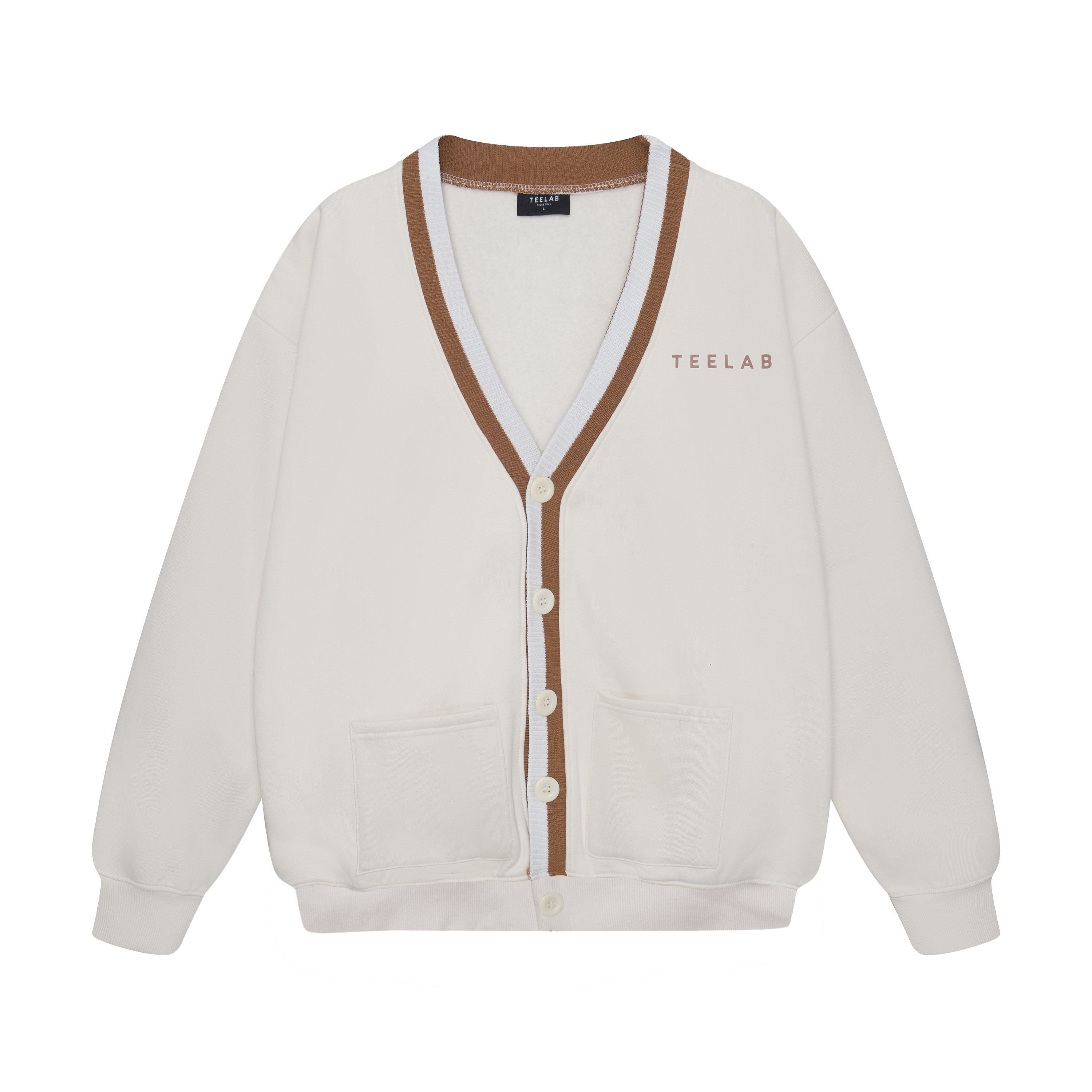 Áo khoác cardigan teelab basic logo ak058
