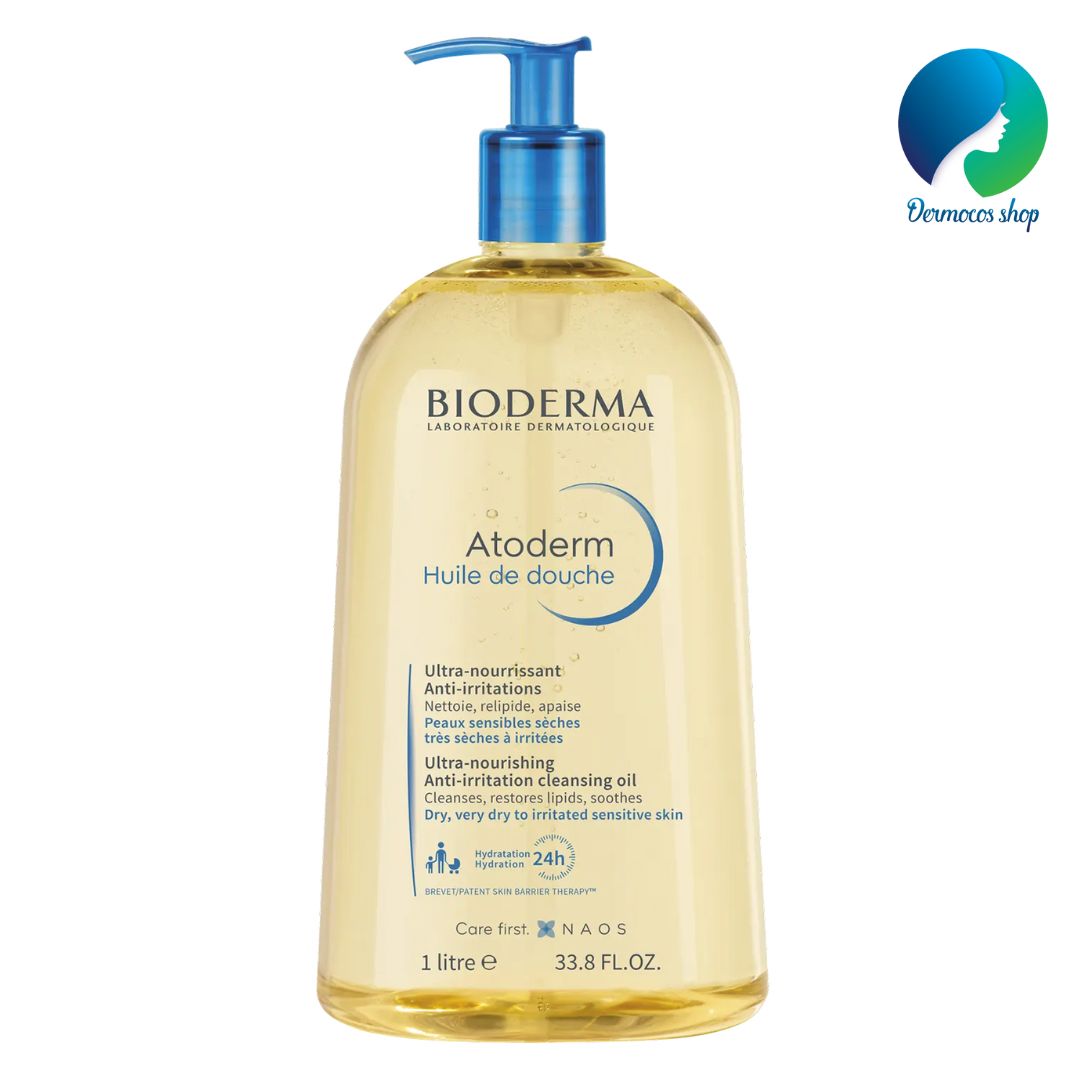 Dầu tắm giúp làm sạch, làm dịu và dưỡng ẩm dành cho da khô, da nhạy cảm Bioderma Atoderm Huile De Douche DMCMP156