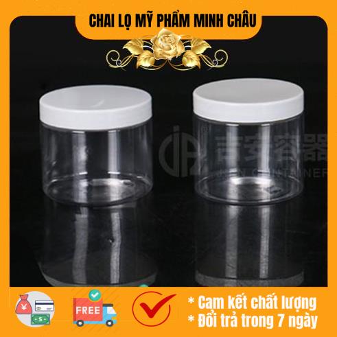 Hủ nhựa pet trong 50g/100g/200g/250g /hủ chiết mỹ phẩm