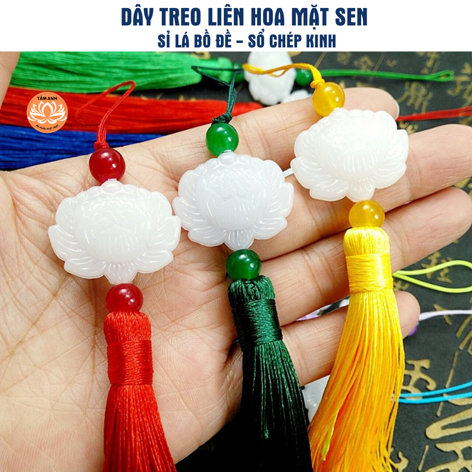 Dây treo liên hoa treo ngọc hoa sen 5 màu