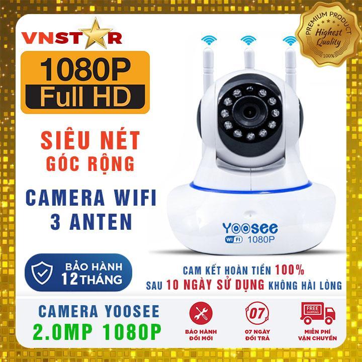 Camera ip yoosee full-hd 1080p 2.0mpx siêu nét thẻ nhớ chuyên camera