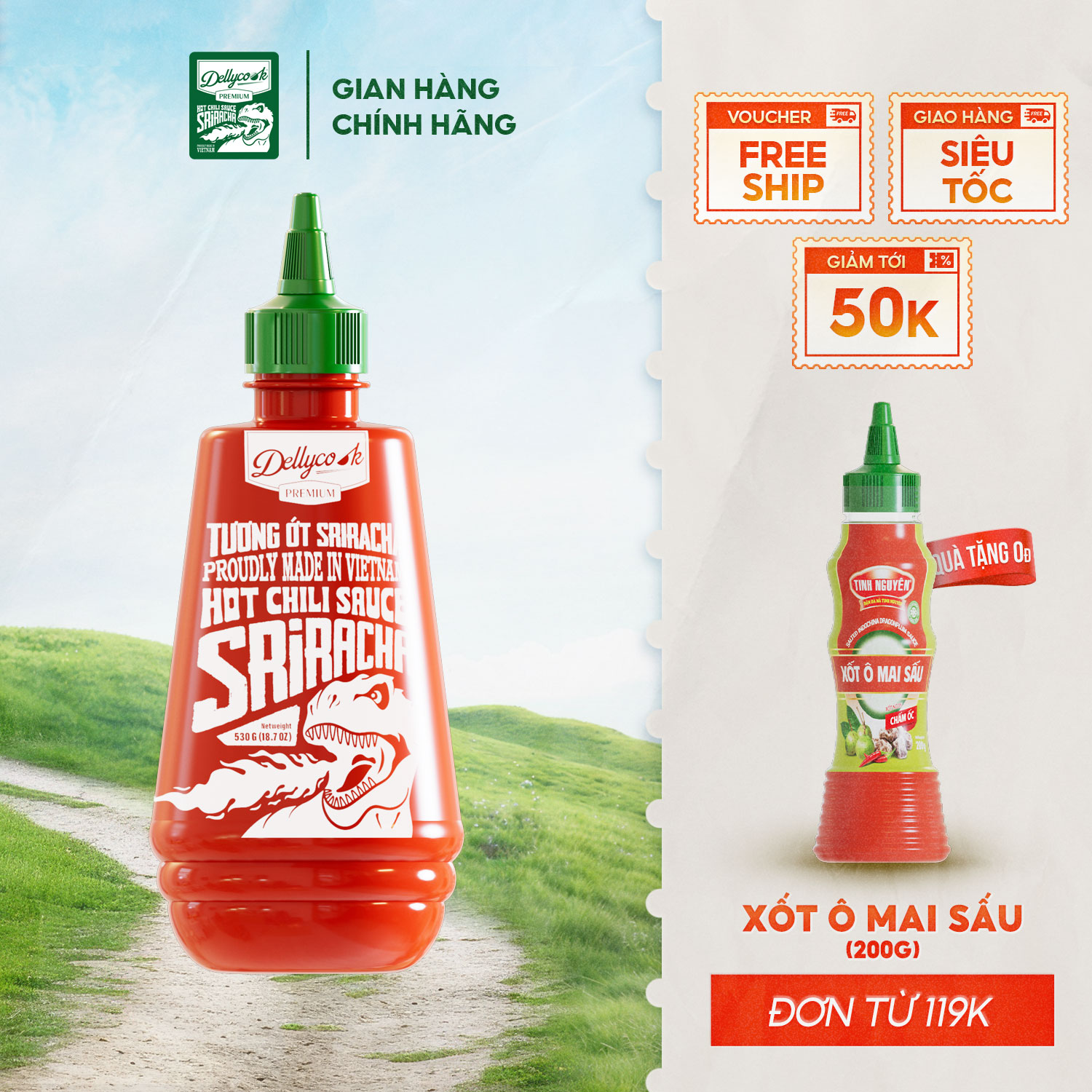 Tương Ớt Sriracha Dellycook