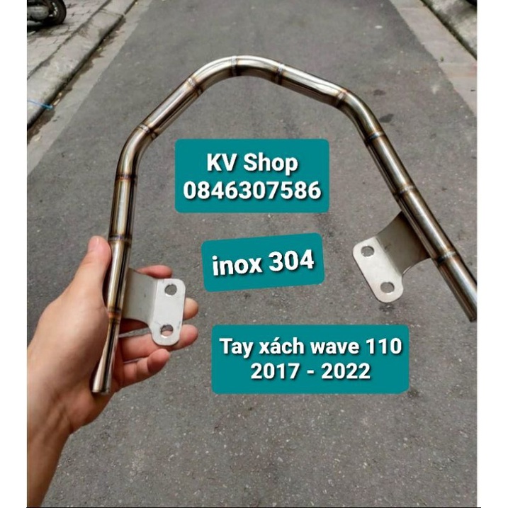 Tay xách wave 110 chất liệu inox 304