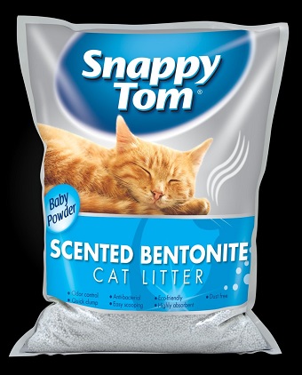 Cát vệ sinh cho mèo Snappy Tom 5L hương phấn-Baby Powder