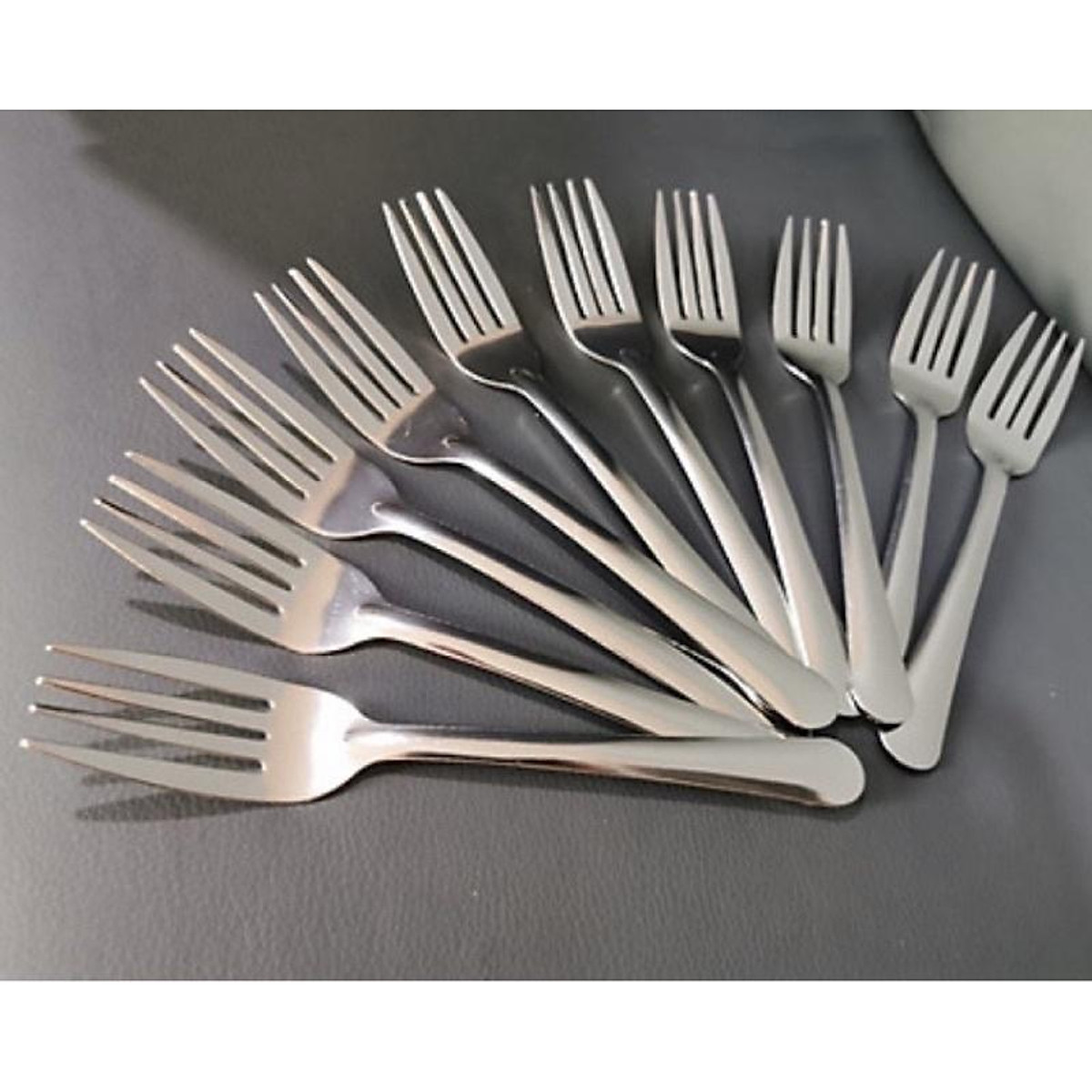 Bộ 10 nĩa inox dùng cho gia đình nhà hàng quán ăn