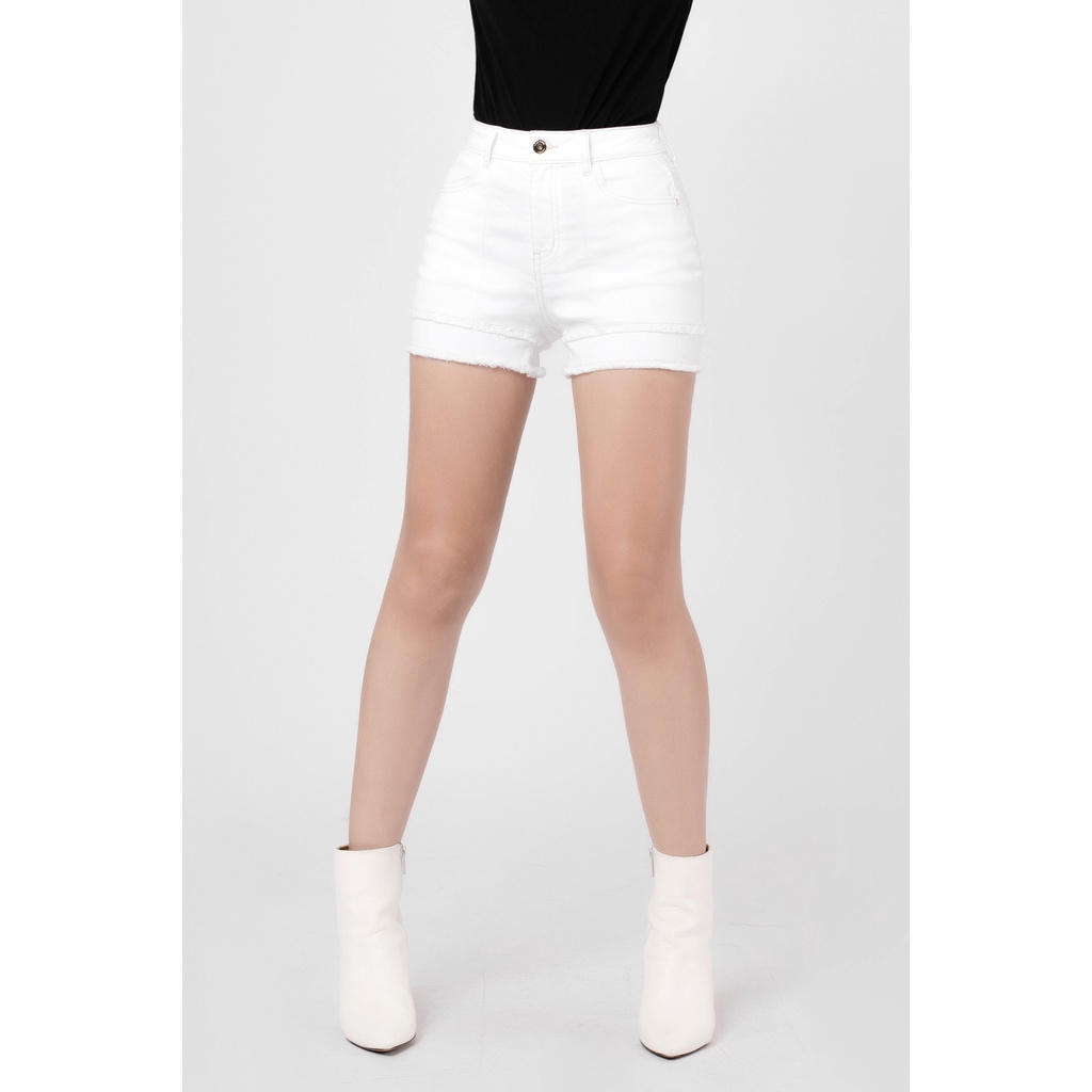 Quần short jeans dáng straight - 121wn1102f2100