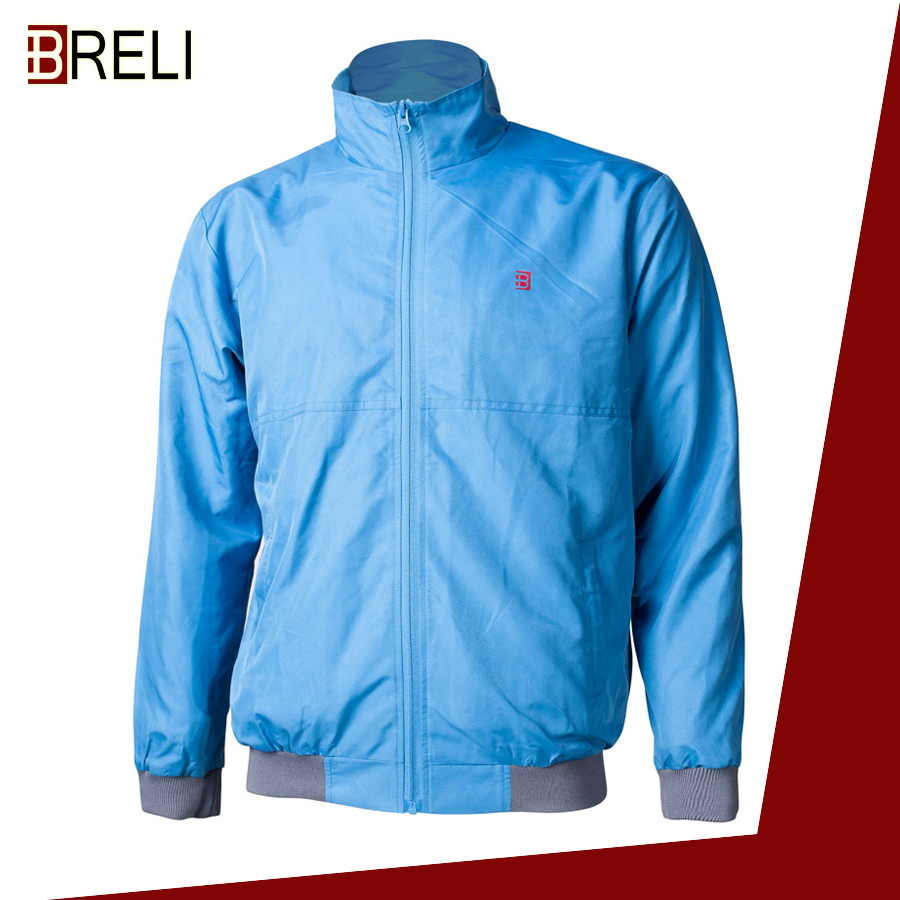Áo gió nam thể thao Breli - BAG2016-1C-PUR Áo khoác mỏng 2 lớp