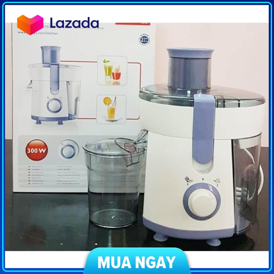 [HCM]Máy ép trái cây Philips HR1811 - hàng mới - vỏ hộp xấu công suất 300W chất liệu lưỡi dao và bộ lọc bằng thép không gỉ chân đế chống trượt tự ngắt khi quá tải